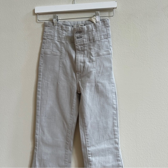 We The Free Jayde Flare Jeans Grey - Picture 4 of 6